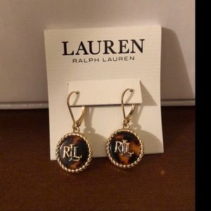 Ralph Lauren Tortoise Earrings